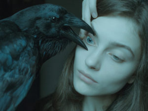 Uncanny Portrait Crow Eye