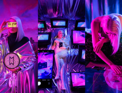 Signe Pierce: a vibrant, hyperreal, holographic spectacle with vaporwave vibes